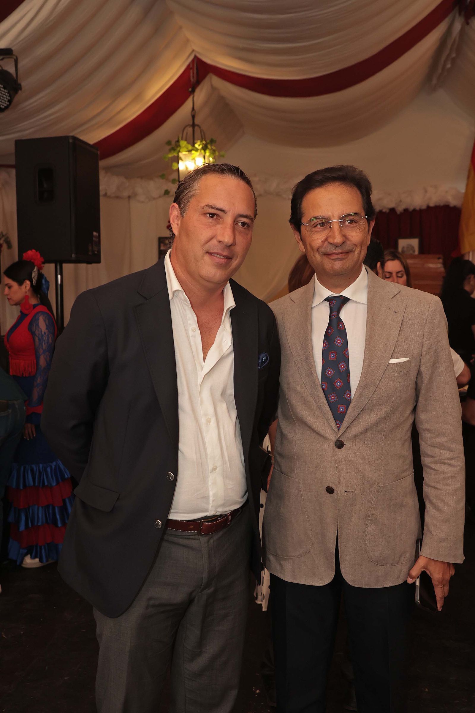 Imágenes de la recepción en la caseta La Providencia en la Feria Real de Algeciras