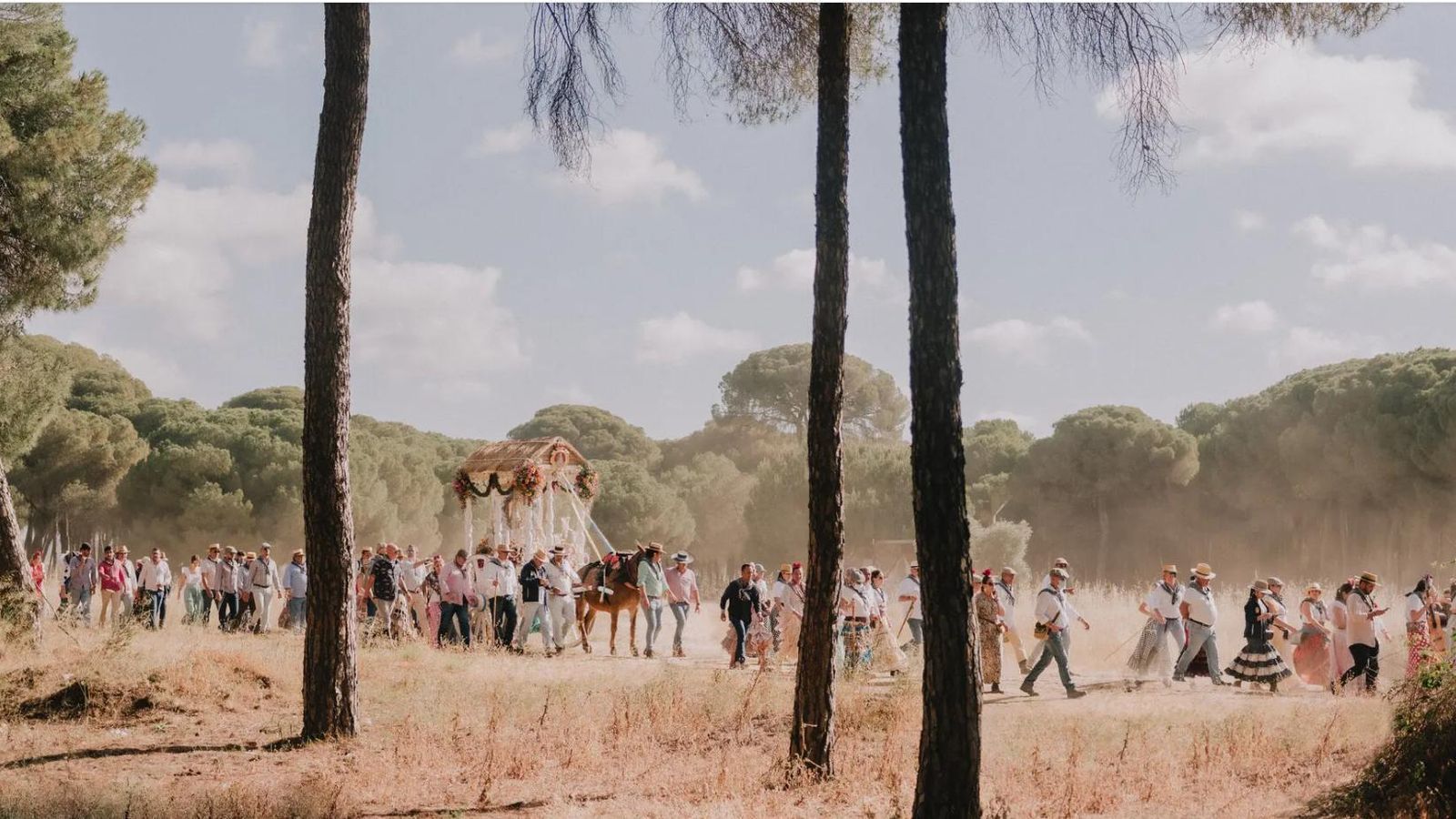 Una de las estampas del camino, captadas por el fotógrafo del NYT.