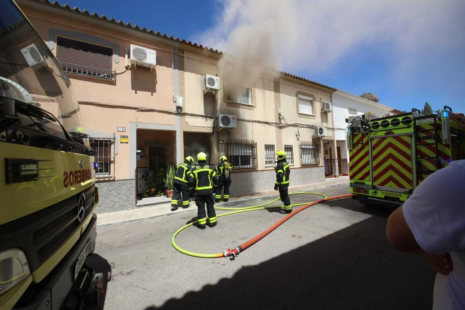 Incendio en una vivienda en Guadalcacín