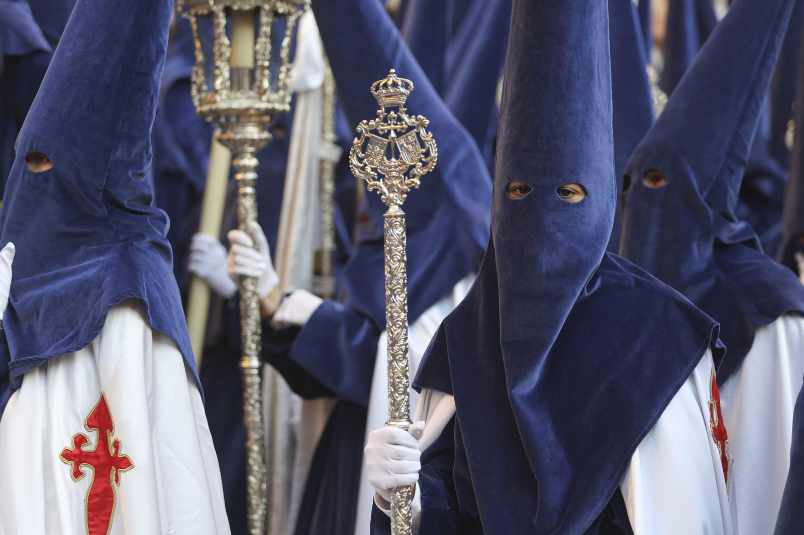 El Rico, en su procesión del Miércoles Santo en Málaga El Rico, en su procesión del Miércoles Santo en Málaga