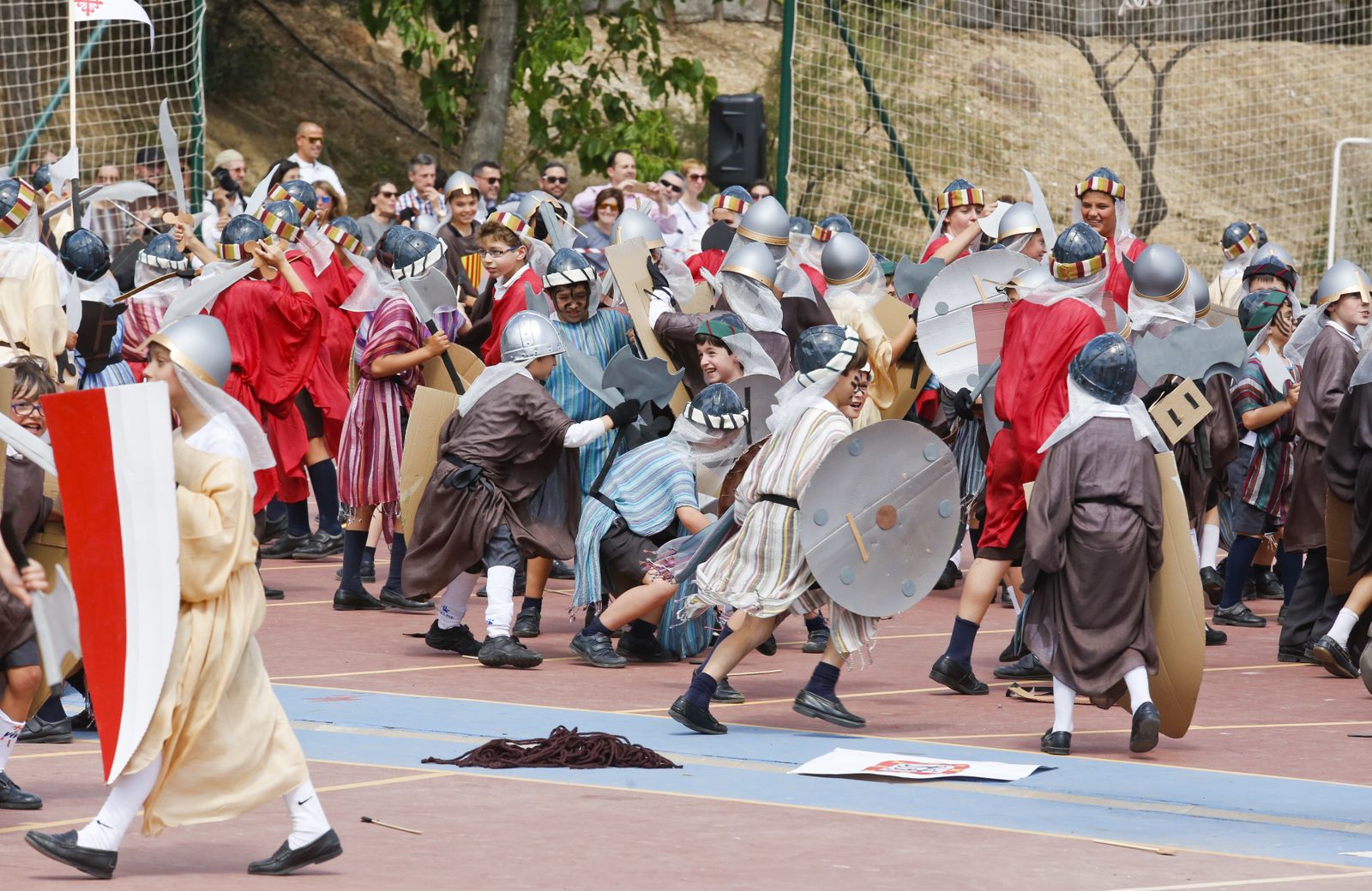 La Batalla de las Navas de Tolosa escenificada por los alumnos de El Romeral