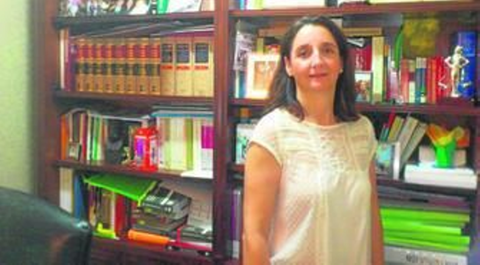 Pilar Mayor, en su despacho de Estepona.