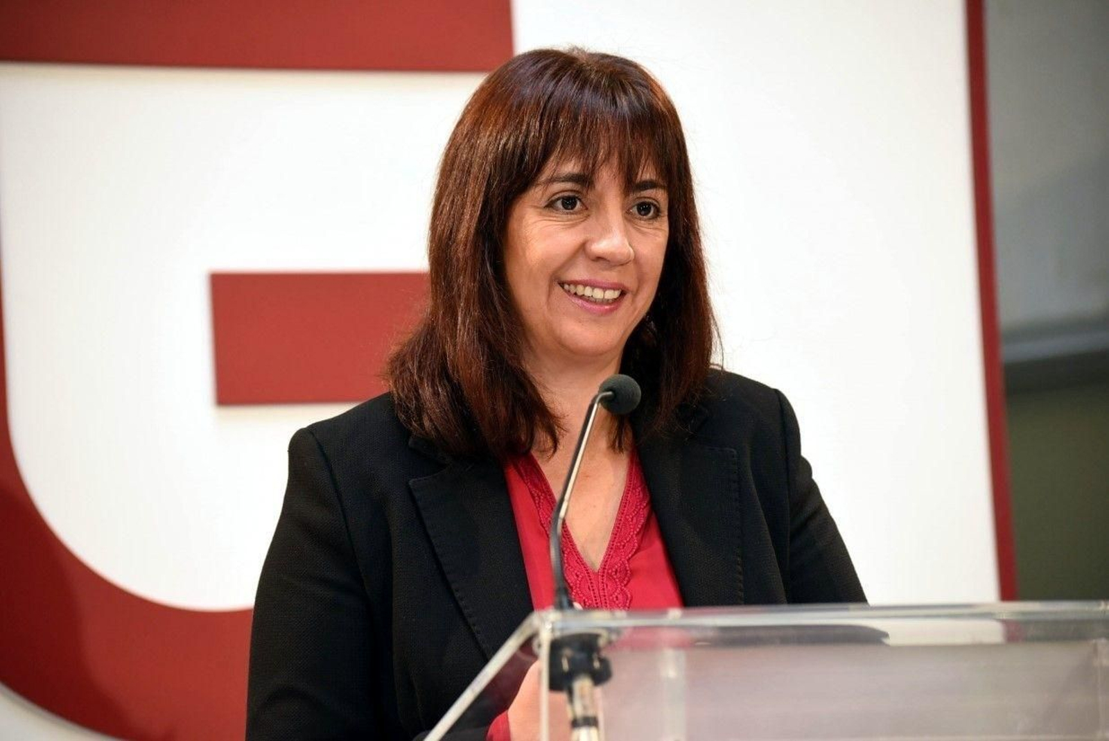 La diputada Olvido de la Rosa (PSOE)