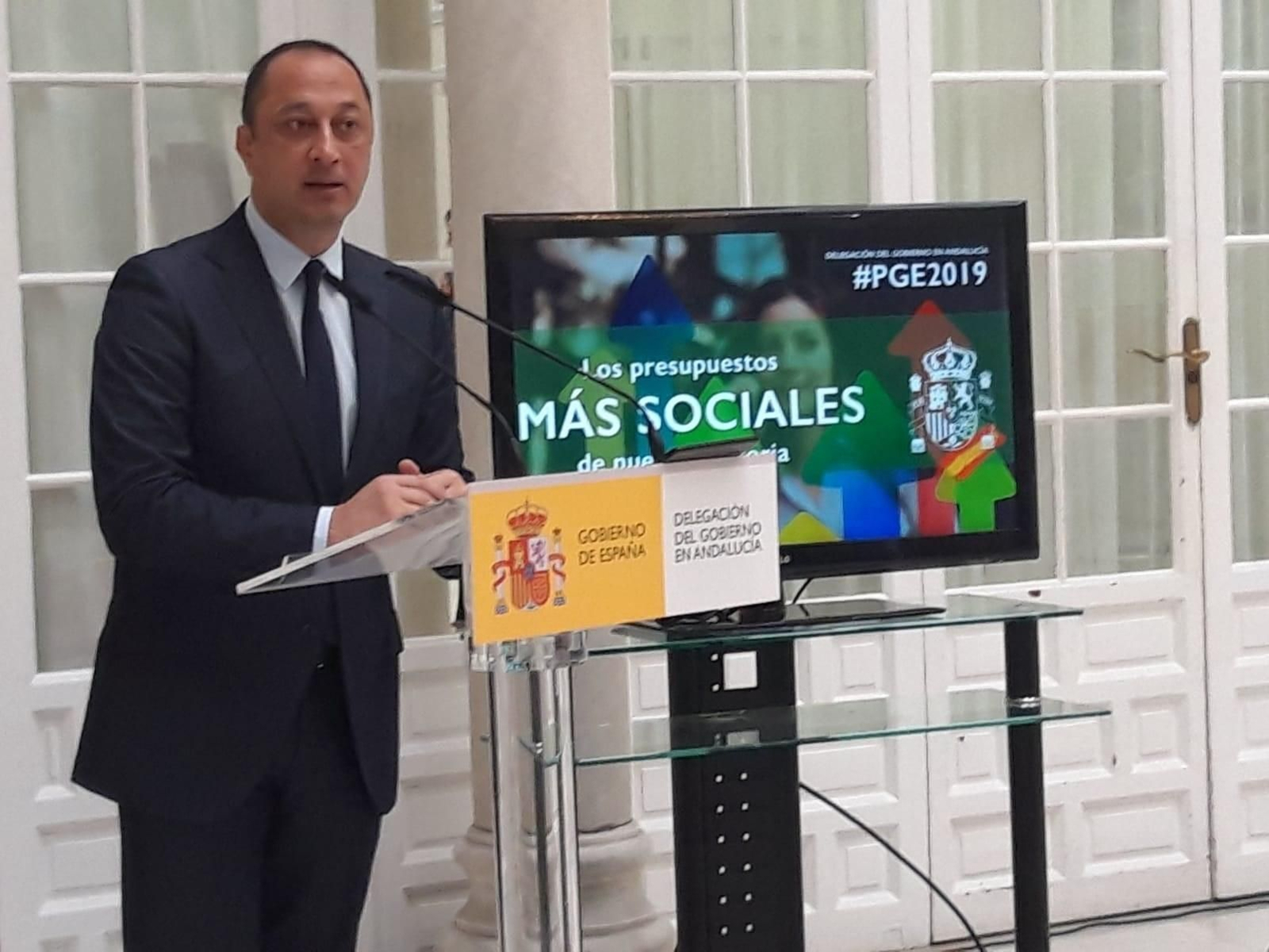 El delegado del Gobierno en Andalucía, Alfonso Rodríguez Gómez de Celis.