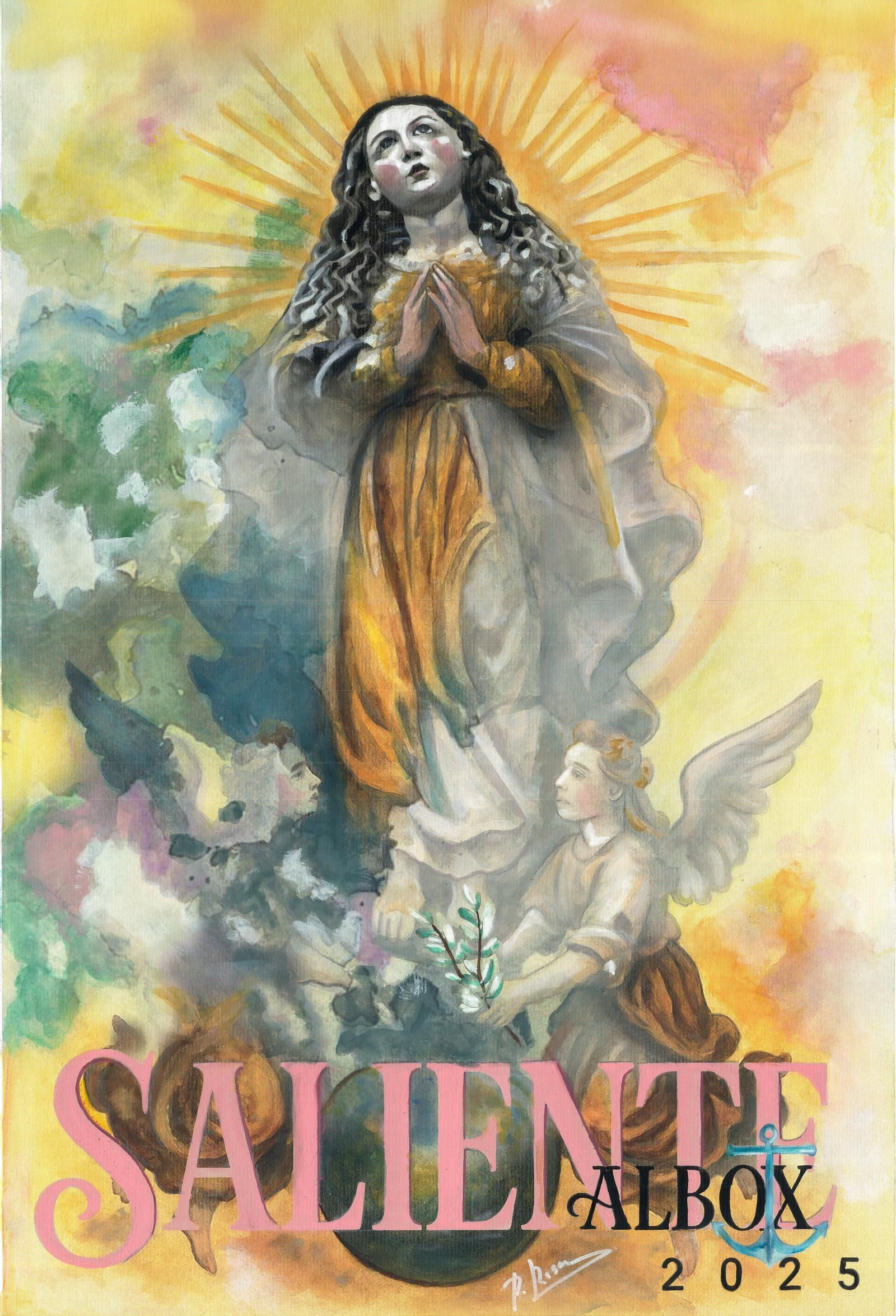 Cartel anunciador de la Romería del Saliente 2025.