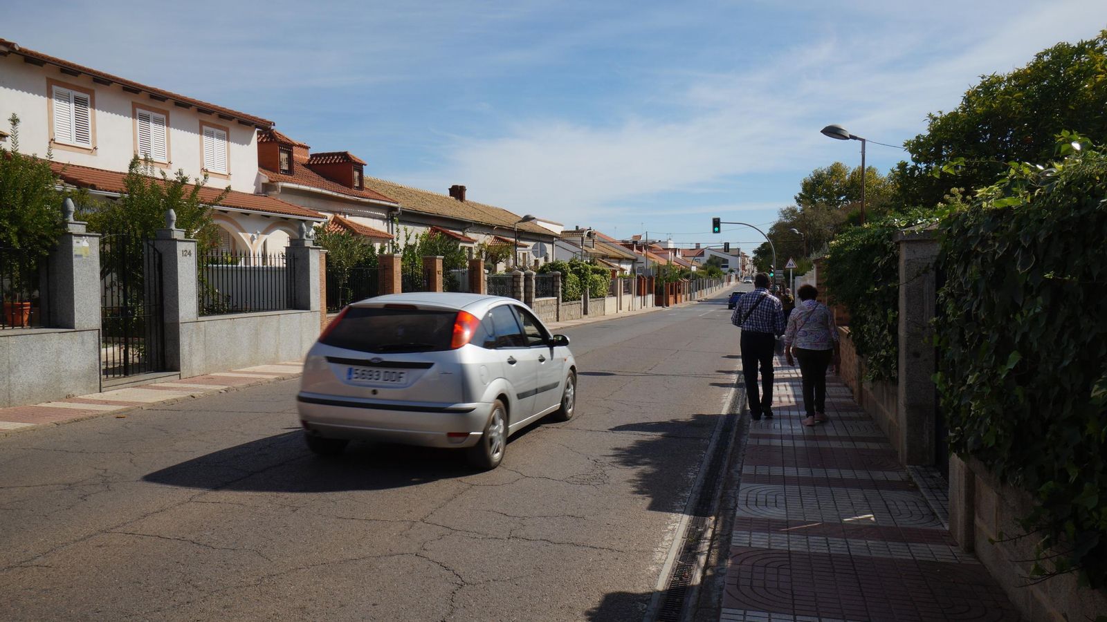 Una calle de Peñarroya-Pueblonuevo.