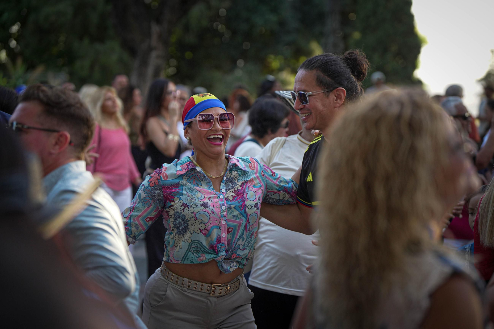Imágenes de la fiesta Alma Hispana y la Noche Azul y Blanca en Jerez