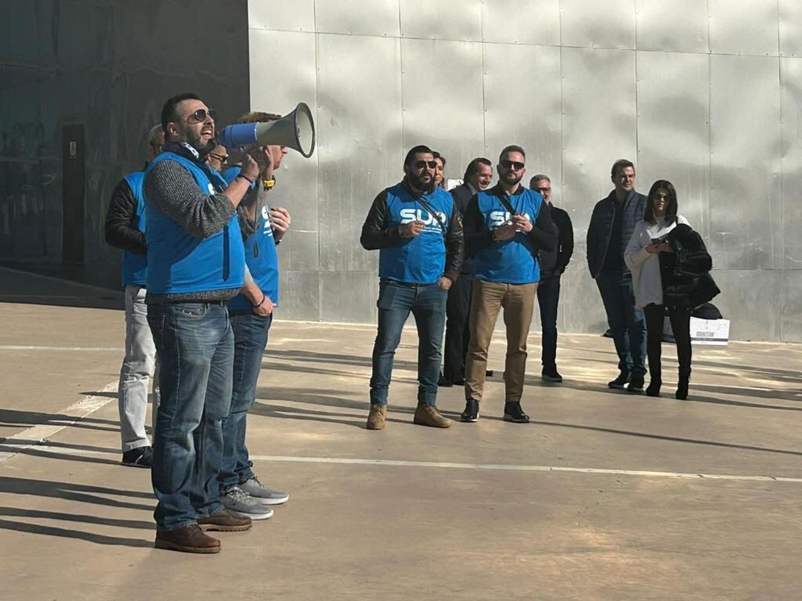 Una de las concentraciones del SUP.