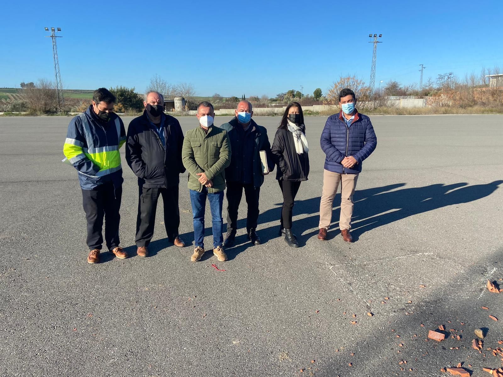 Terrenos del campo de fútbol.
