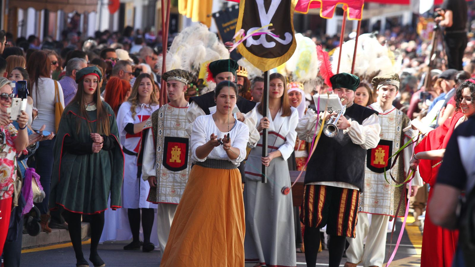 Gran desfile de la llegada de los Marineros del Descubrimiento al Puerto de Palos
