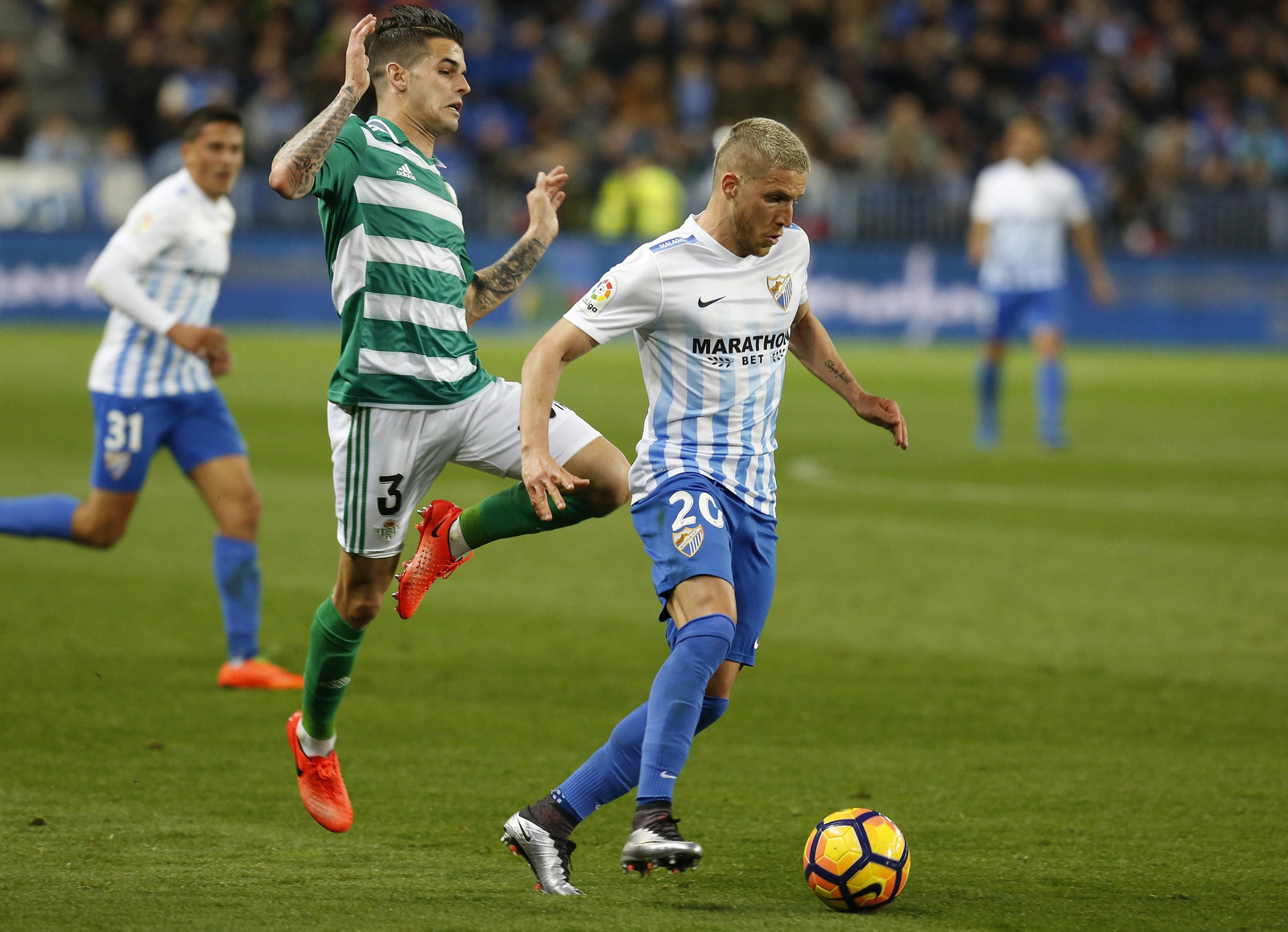 Las imágenes del Málaga-Betis