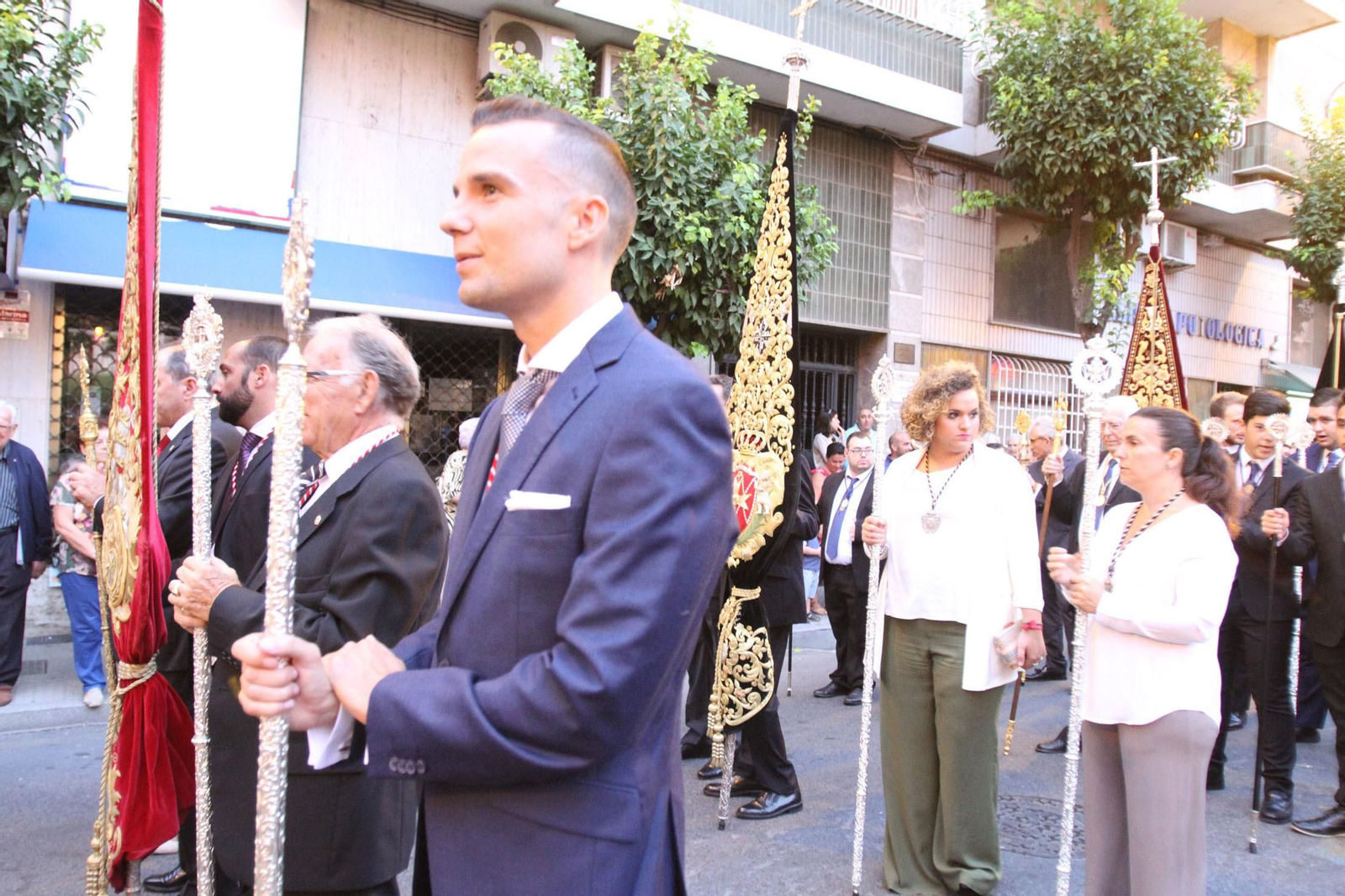 Procesión solemne de la Virgen de la Cinta.