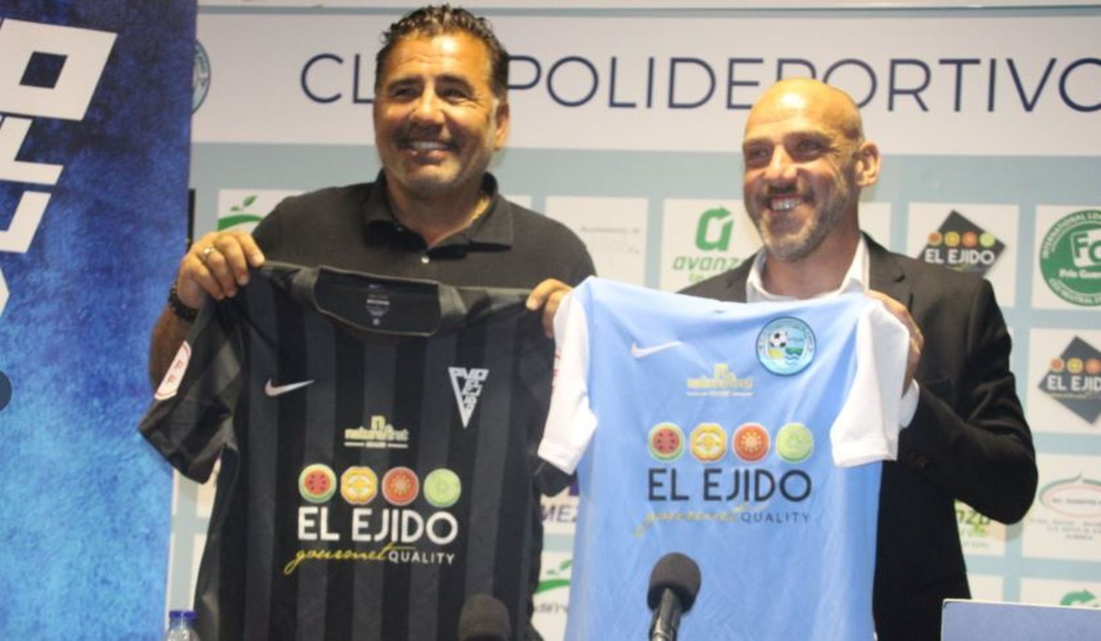 Bouza y Cabello, en la presentación.