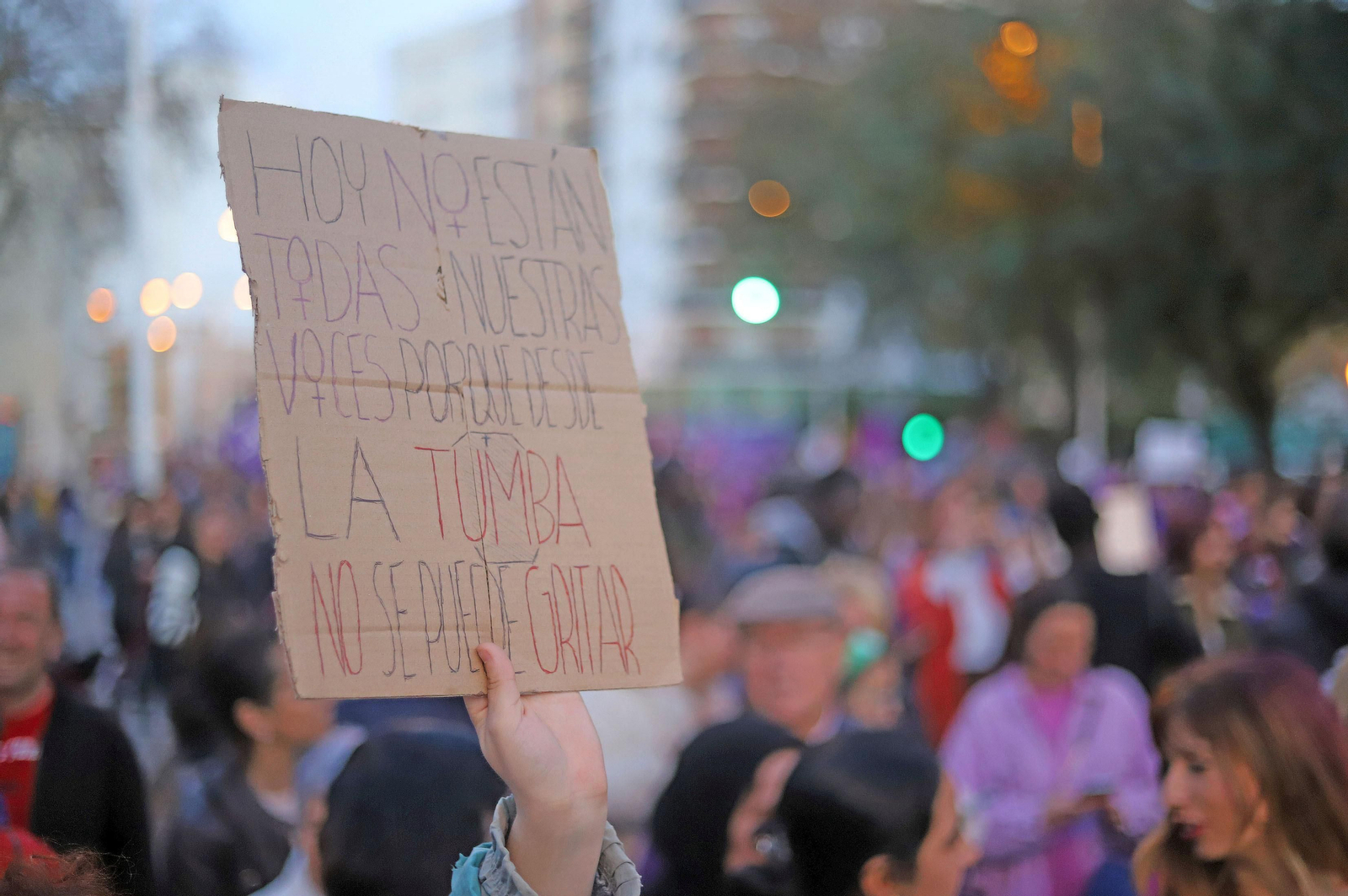 Imágenes de la manifestación del 8 de marzo, Día Internacional de la Mujer