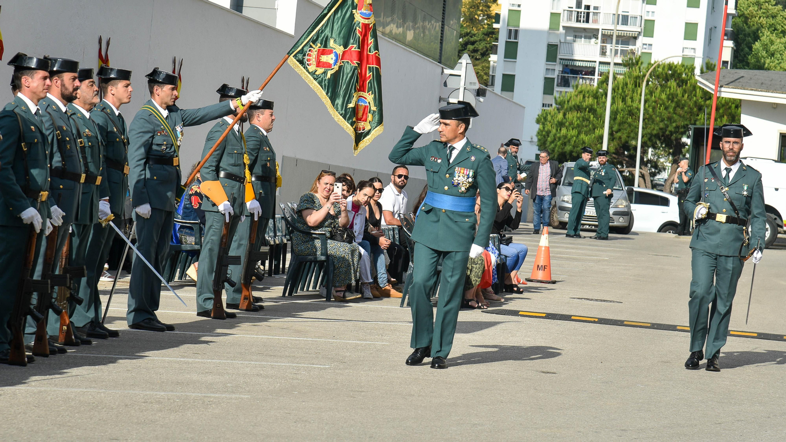 Fotos del acto por el 179 aniversario de la creación de la Guardia Civil en la Comandancia de Algeciras