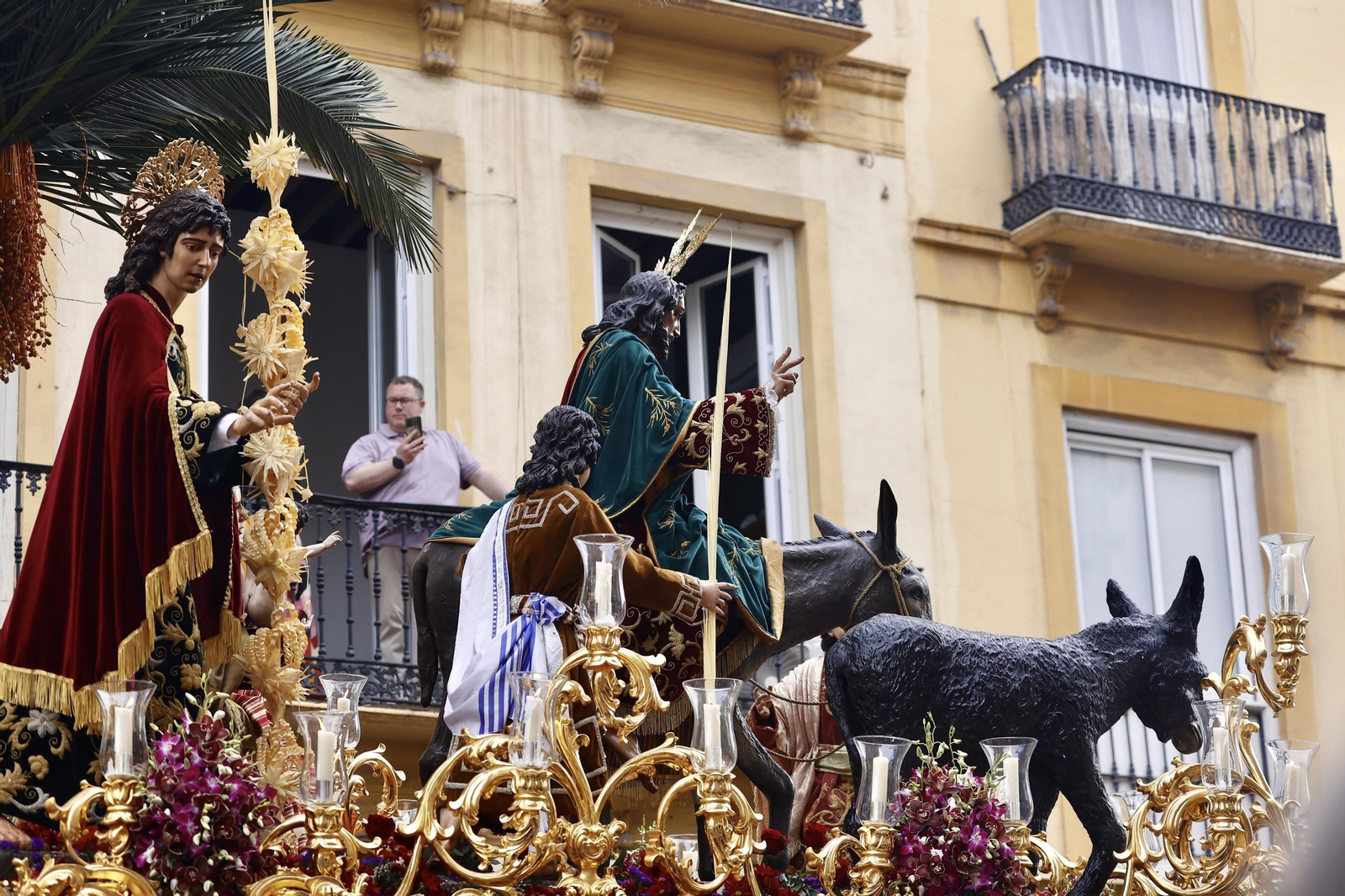 La Pollinica el Domingo de Ramos en Málaga, en imágenes