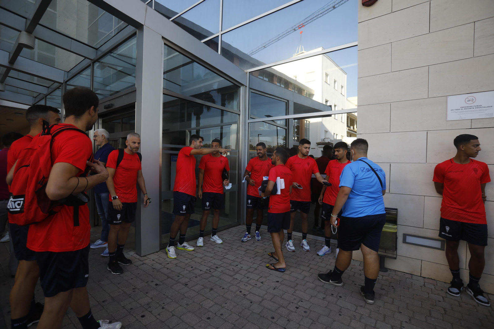 Las imágenes de los reconocimientos médicos del Córdoba Futsal