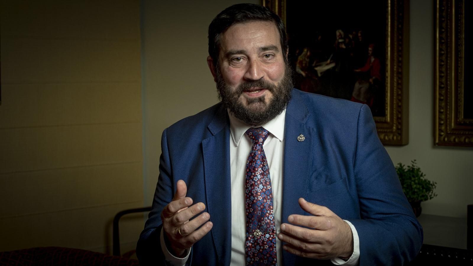 Fernando Díaz, durante la entrevista concedida a este Diario.