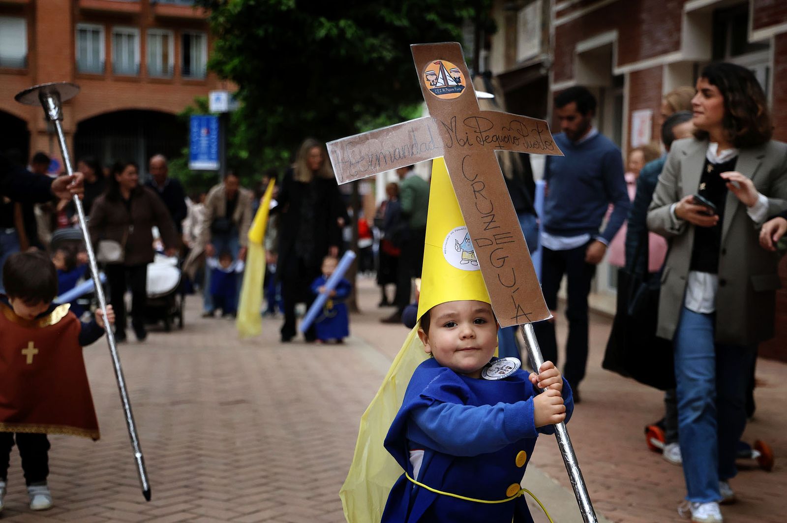 Imágenes de la procesión de la 'Escuela Infantil Mi Pequeño Puerto'