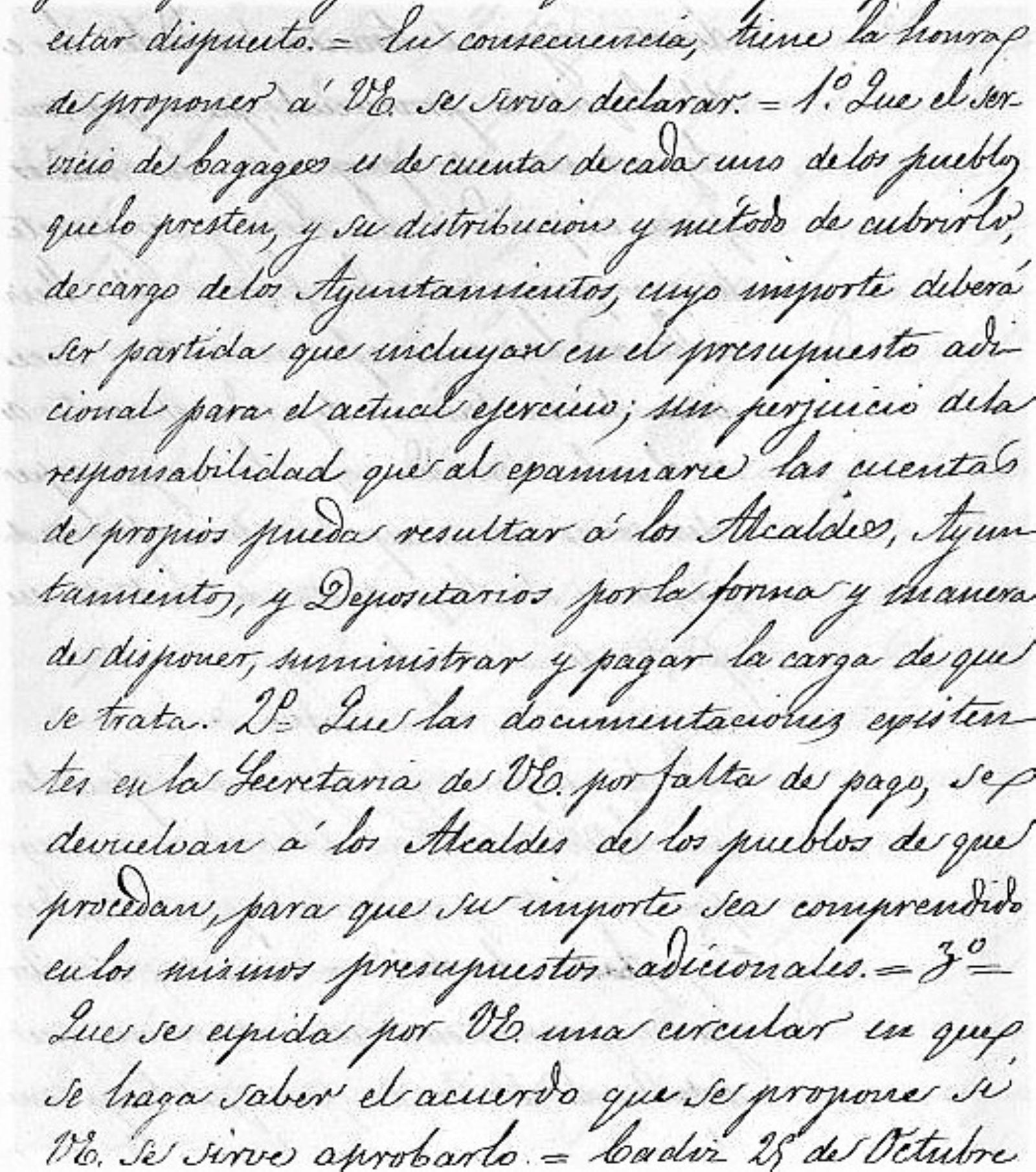 Extracto de la carta del algecireño de la Vega al Gobernador Civil.