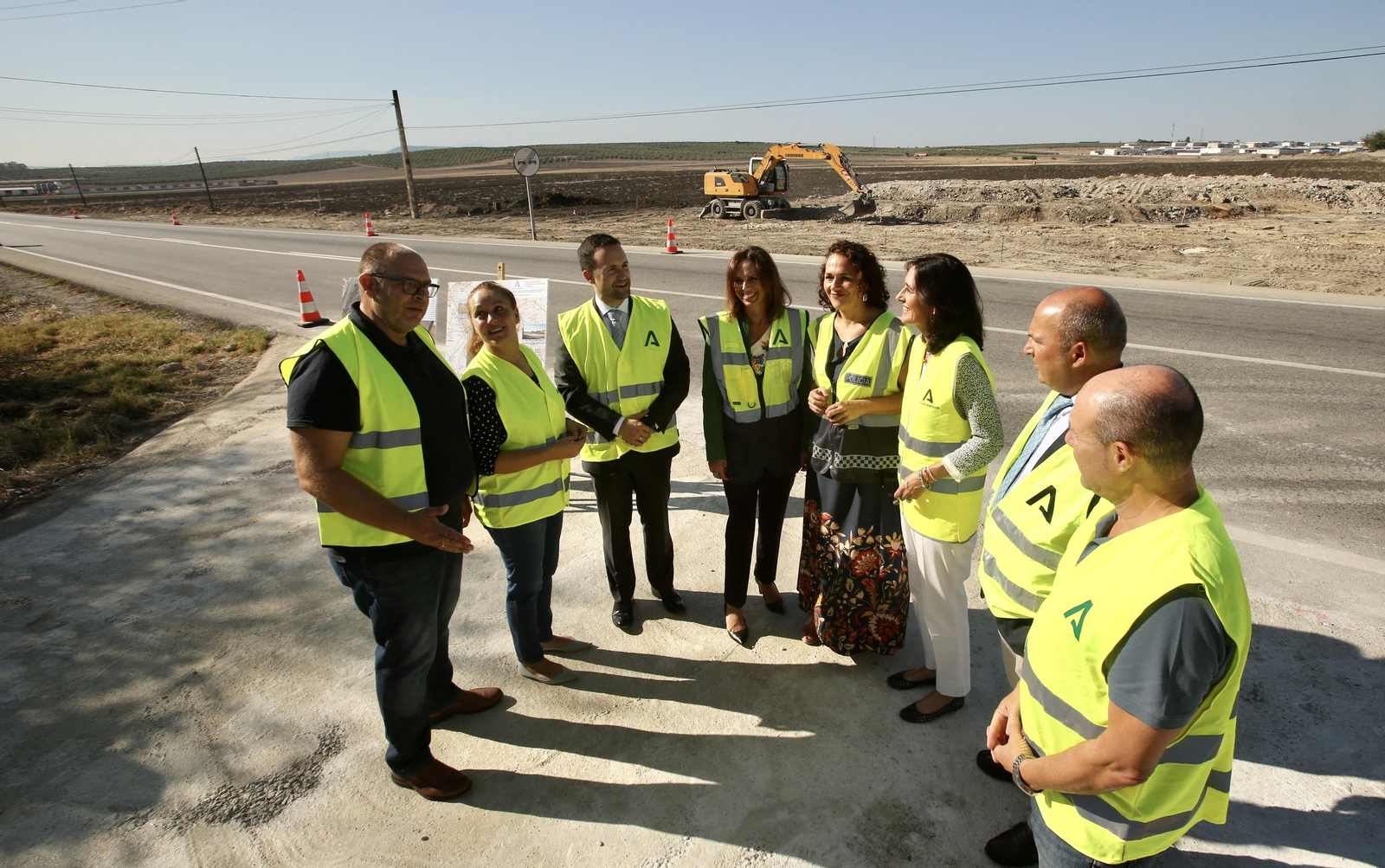Fomento inicia la construcción de un acceso más seguro a Arahal desde la autovía A-92
