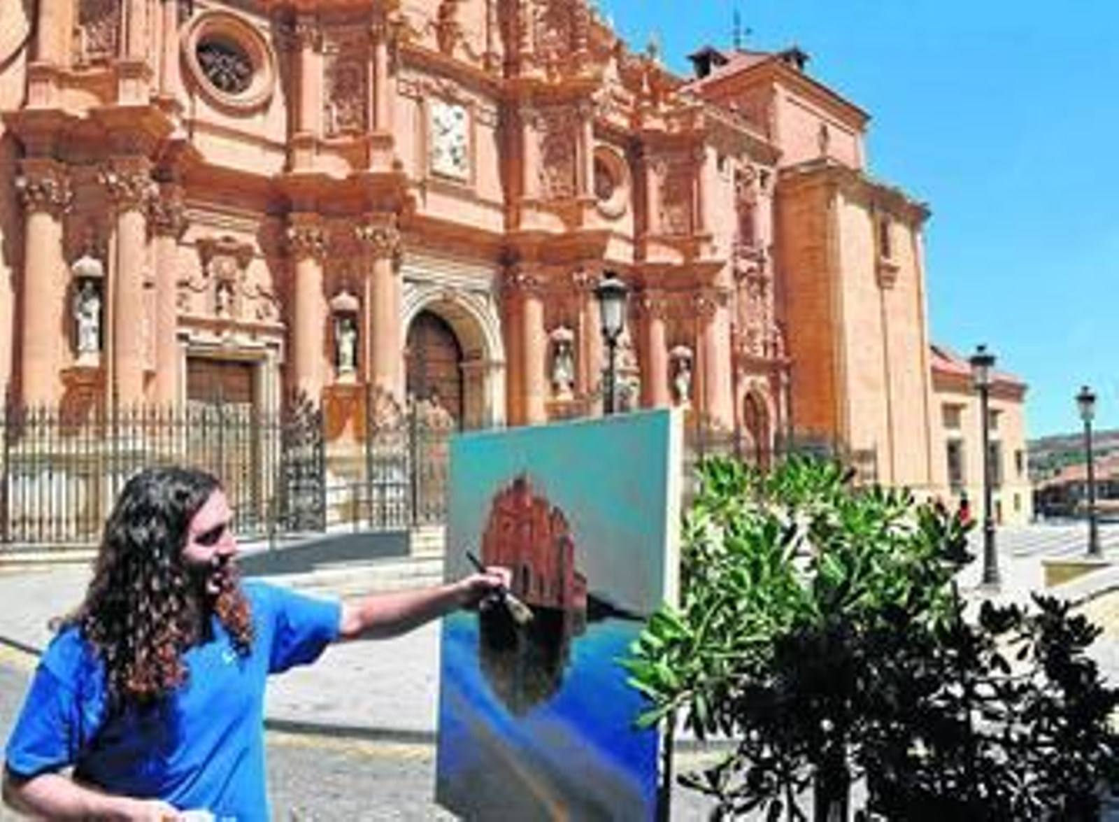 Rincones como la Catedral, la Plaza de las Palomas o el barrio Latino fueron fotografiados por los pintores.