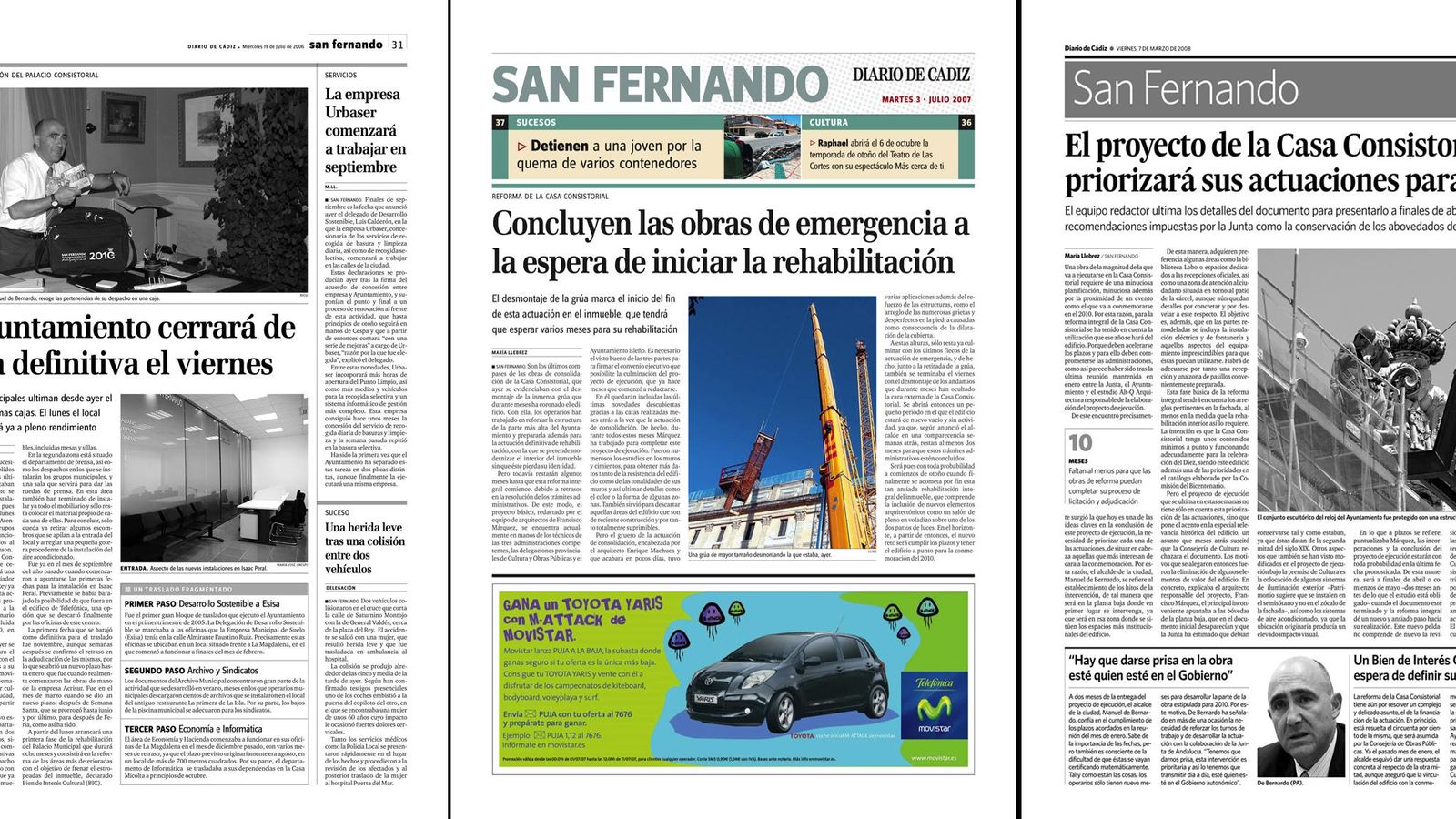 20 años de recorrido en titulares de prensa.