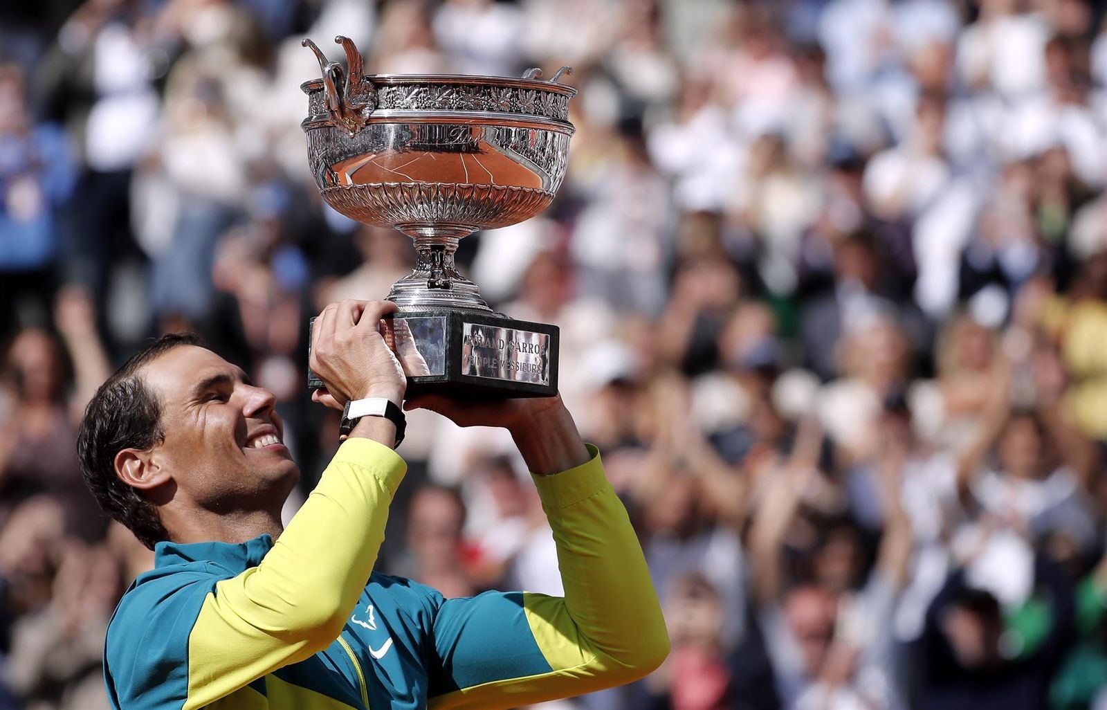 Nadal con la Copa de los Mosqueteros