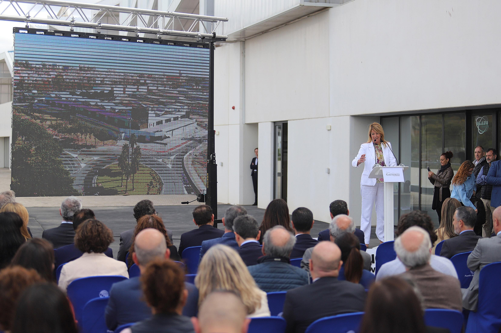 Imágenes del acto de inauguración del inicio de actividad de la Ciudad del Marisco