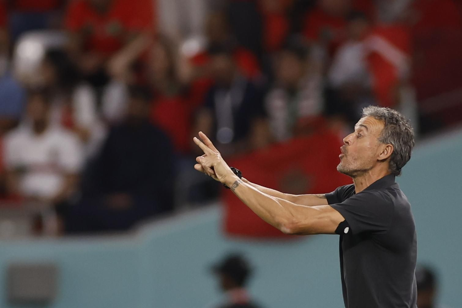 Fotos del Marruecos-España en octavos del Mundial de Qatar