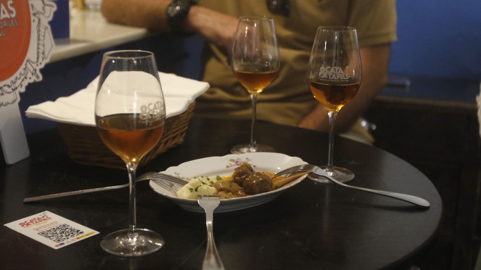 Una de las tapas de la cita gastronómica de Montilla-Moriles.