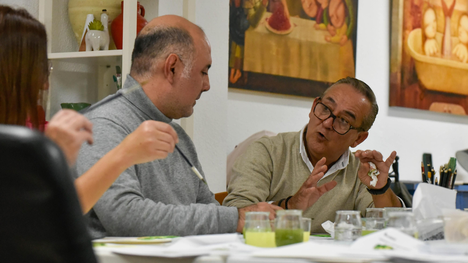 Las fotos del Taller de acuarela rapida en la Asociación Cultural Alarte