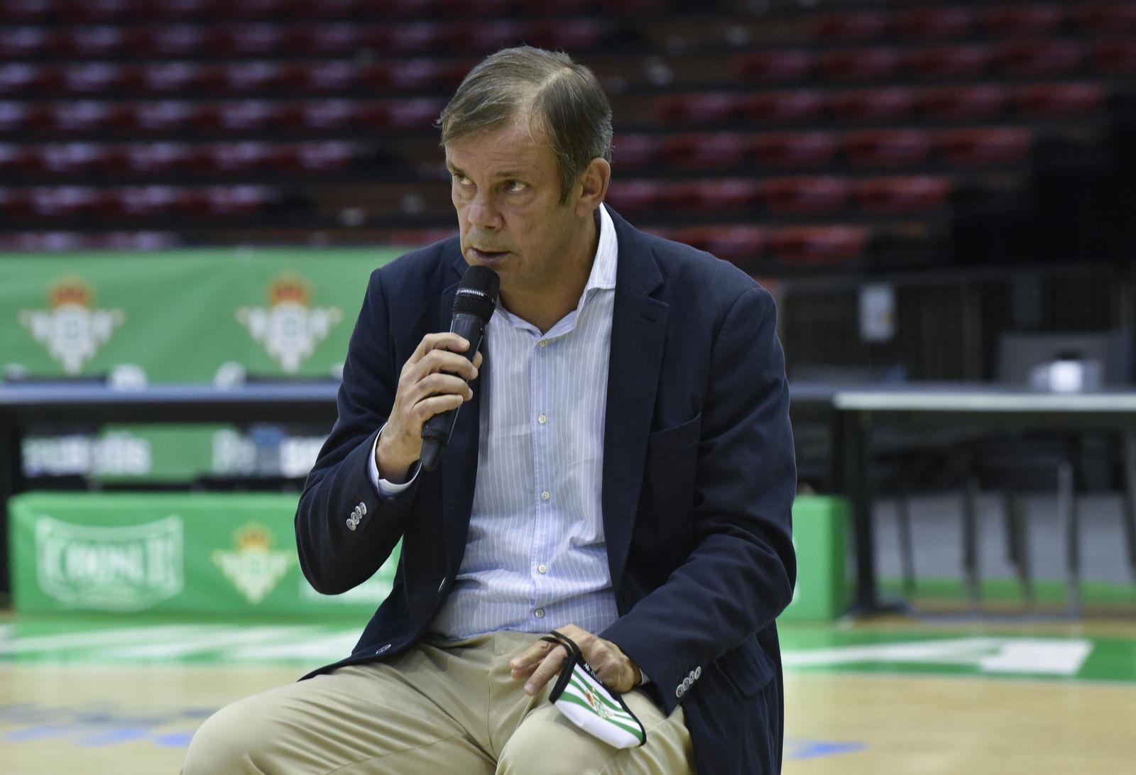 Juanma Rodríguez, en una presentación la pasada temporada.