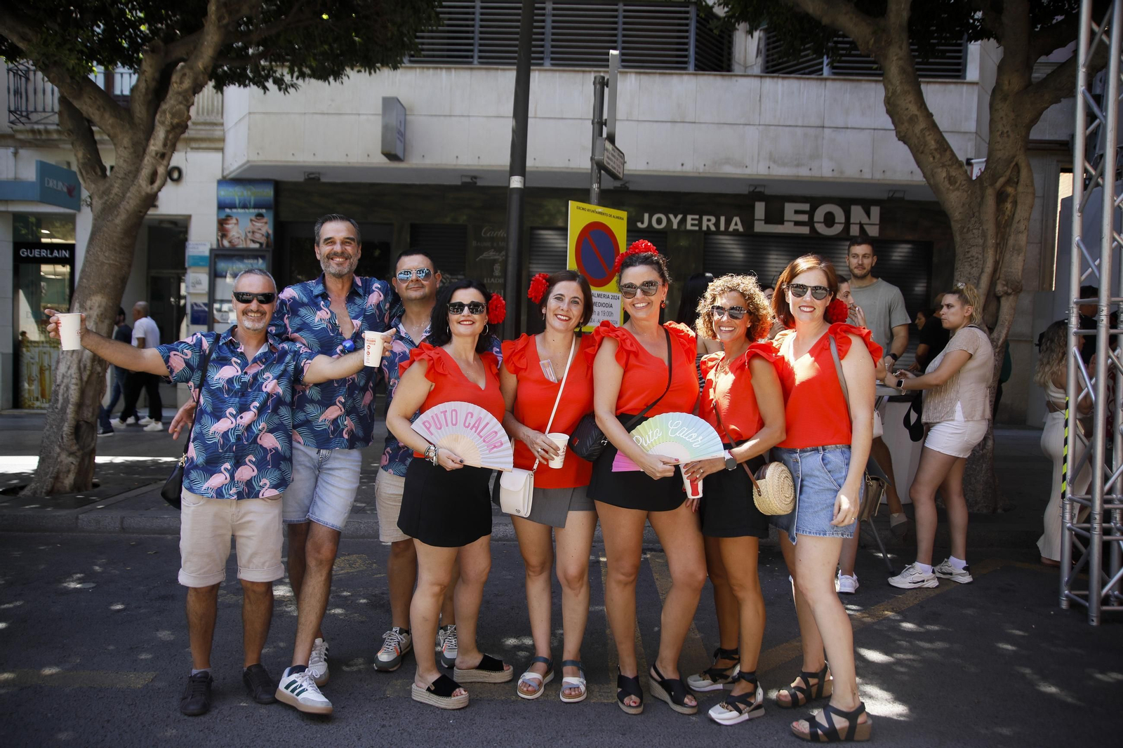 Imágenes del primer día de la feria de Almería