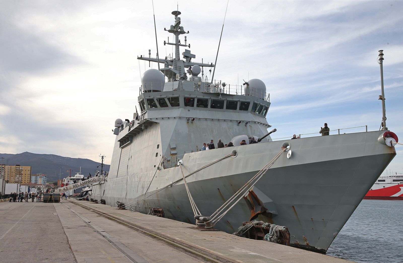 Fotos del Buque de Acción Marítima 'Relámpago' de la Armada Española en Algeciras