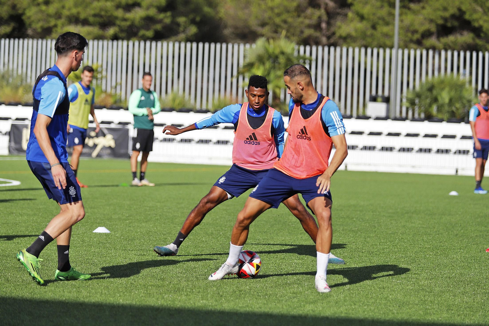 Imágenes del entrenamiento del Recreativo de Huelva