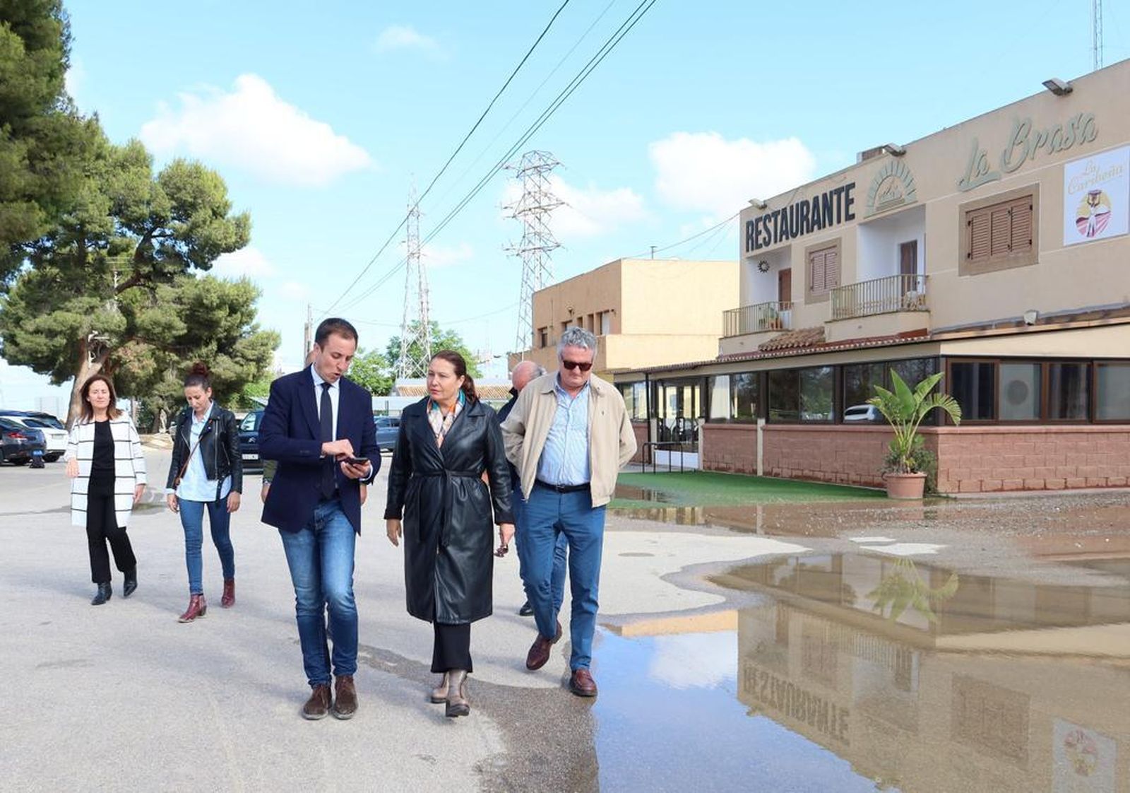 La consejera, en su visita a Vera.