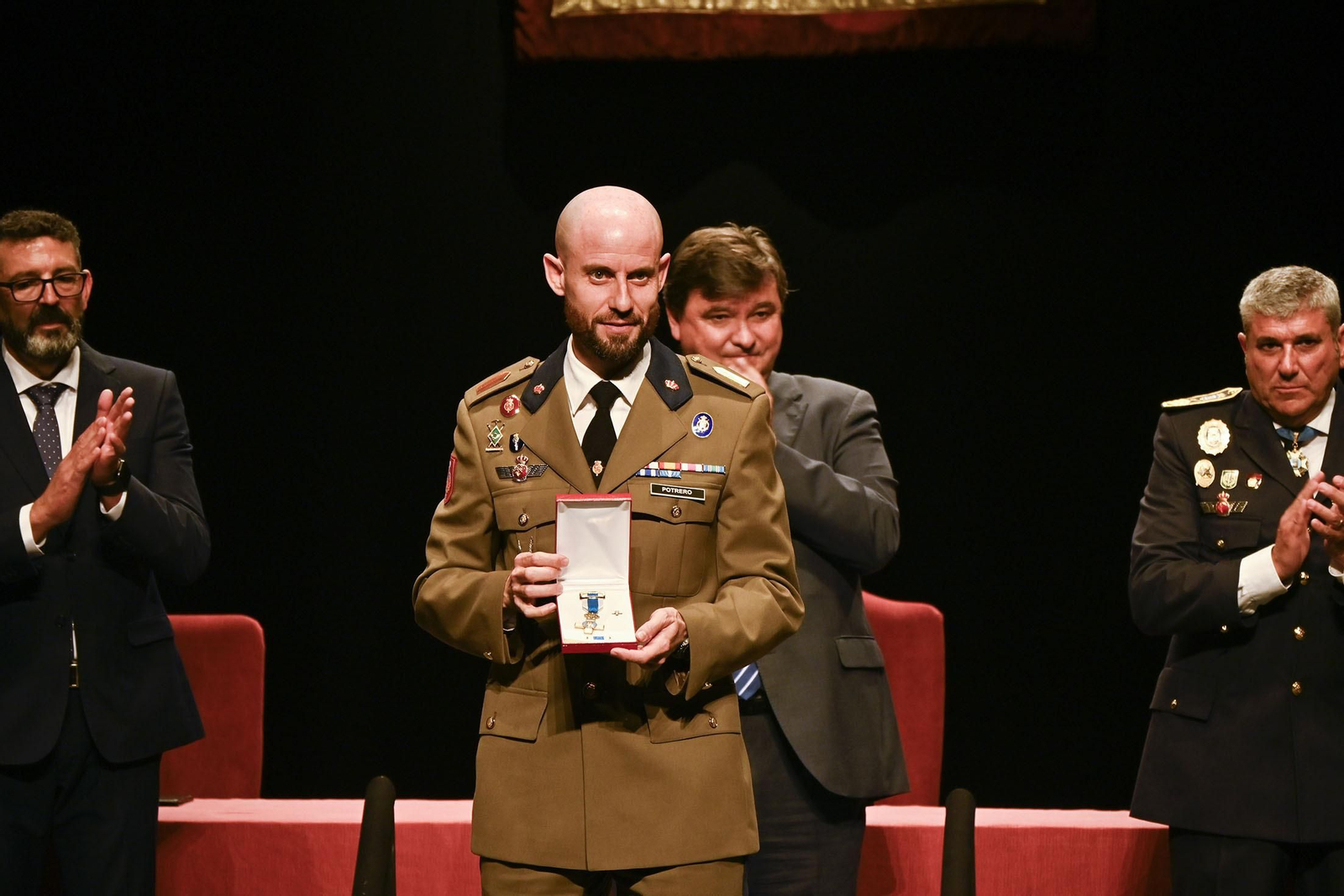 Imágenes del acto del Día de la Policía Local de Huelva