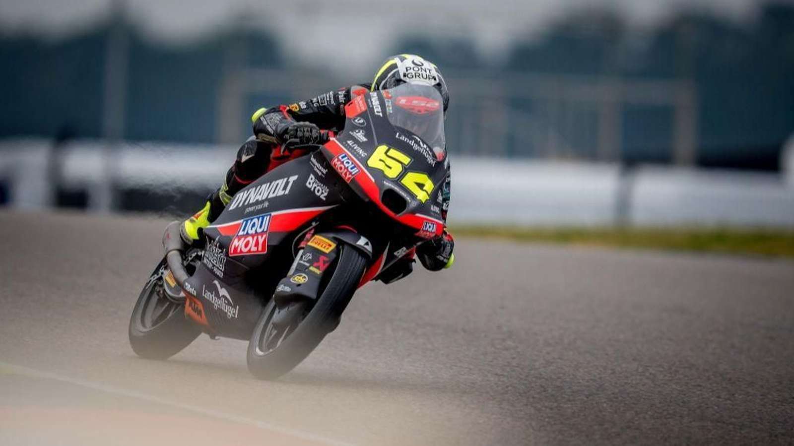 David Muñoz en el trazado de Sachsenring