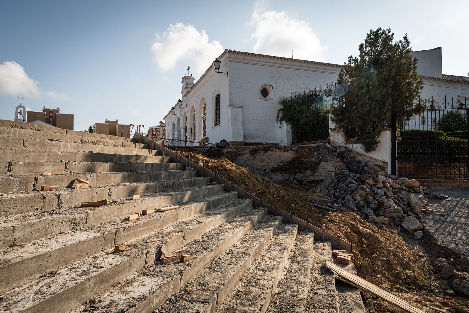 Imágenes de las principales obras públicas que se están llevando a cabo en Huelva