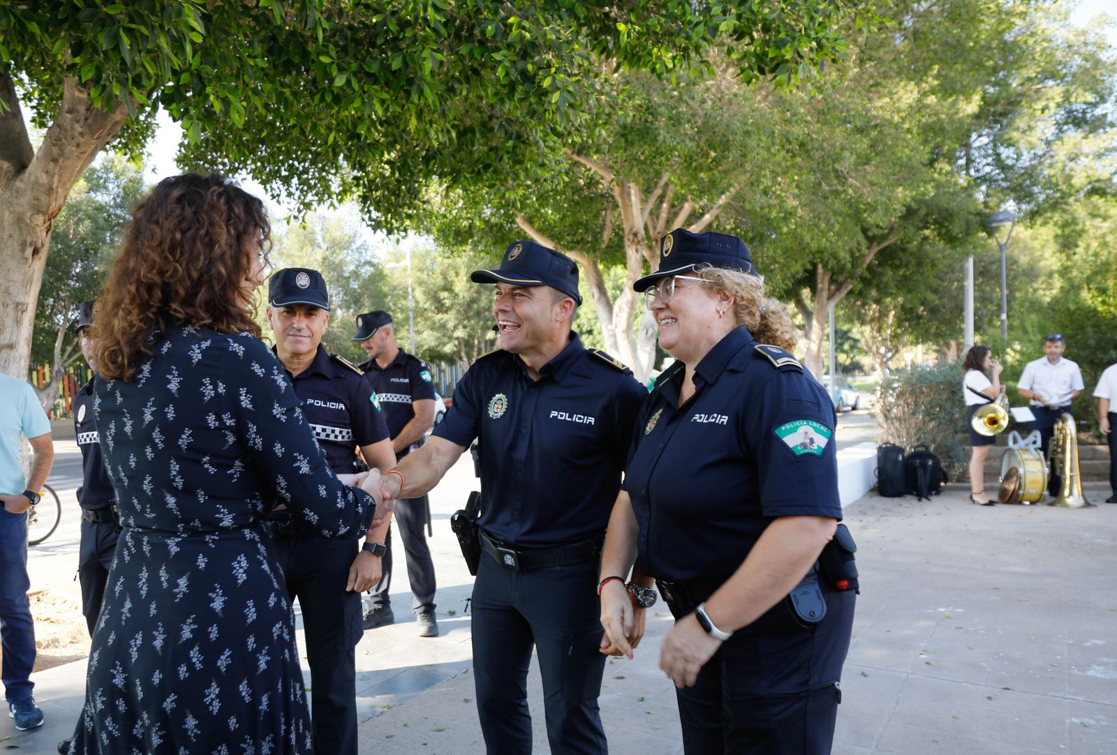 Inauguración de la plaza dedicada al Policía Local Paco Carretero Escribano