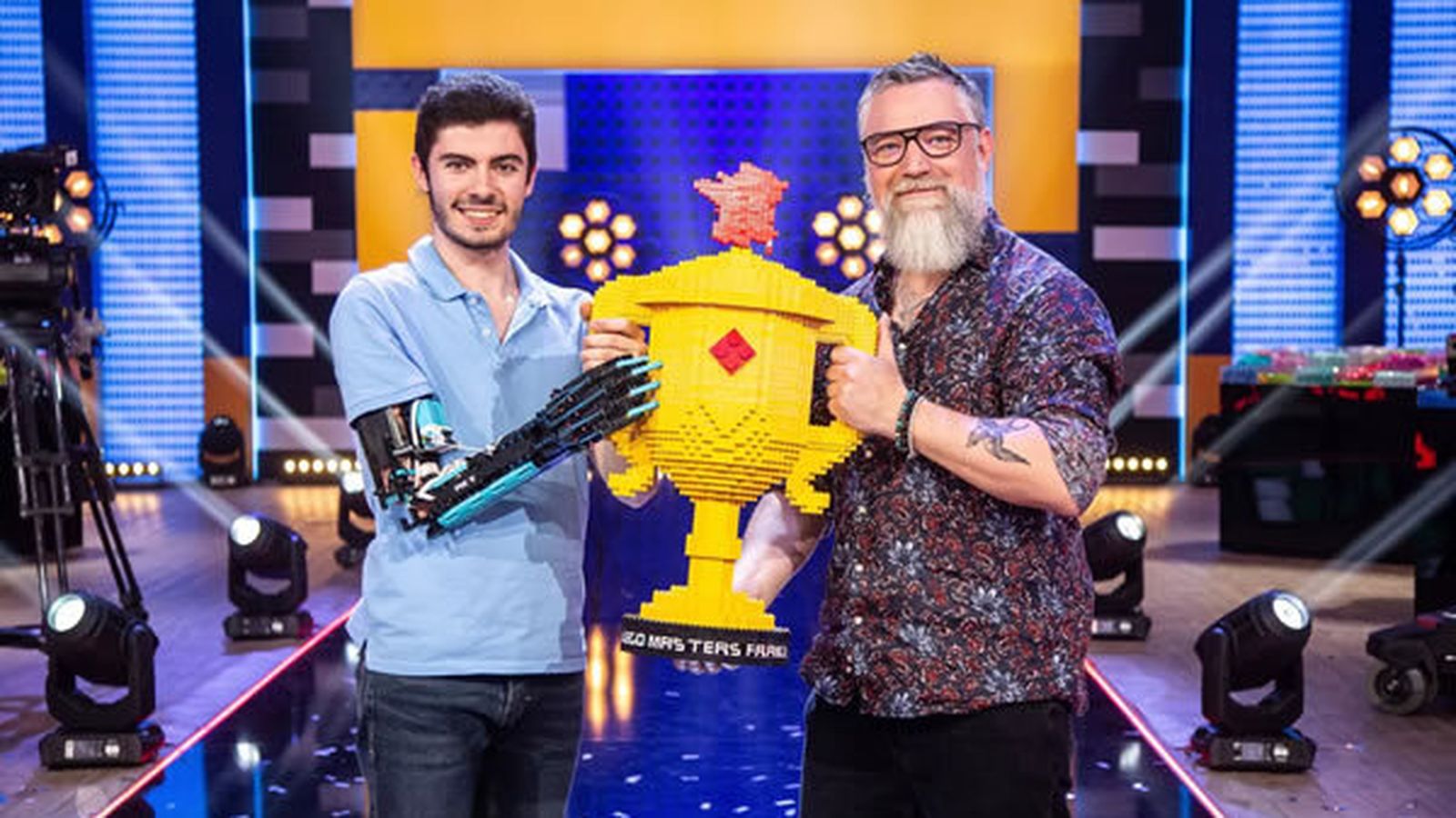 La pareja ganadora de 'Lego Masters Francia'