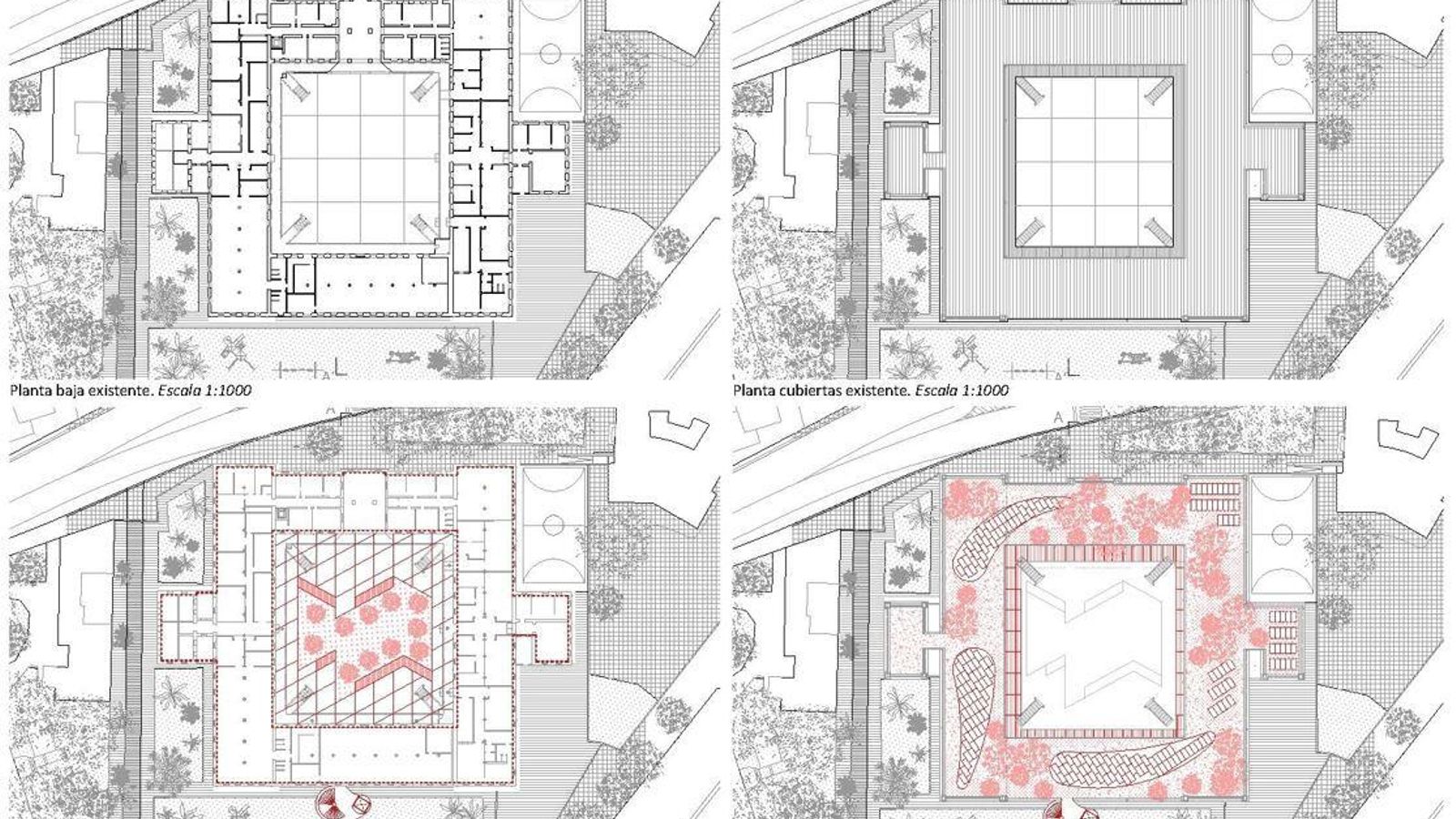 Planos del Complejo Educativo Ballesteros.