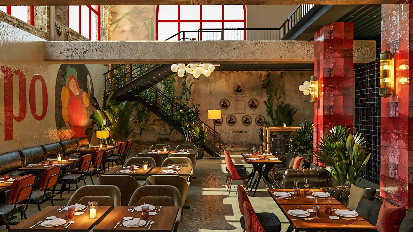 El Espacio Cruzcampo tendrá una sala donde se servirán los platos elaborados en la escuela de hostelería.