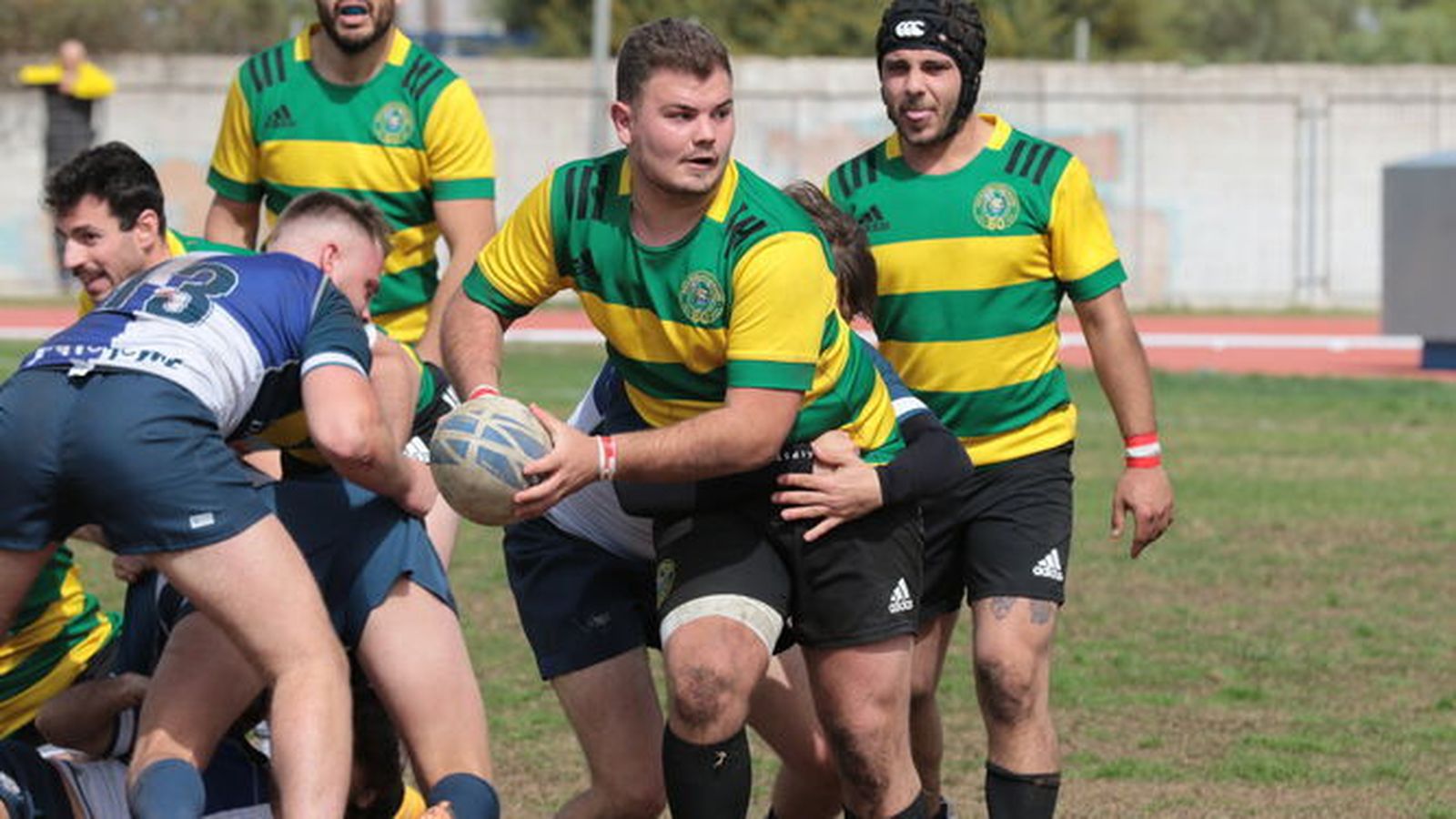 Imagen del partido contra el Universidad de Granada jugado en la Ciudad Deportiva en el partido de liga territorial.