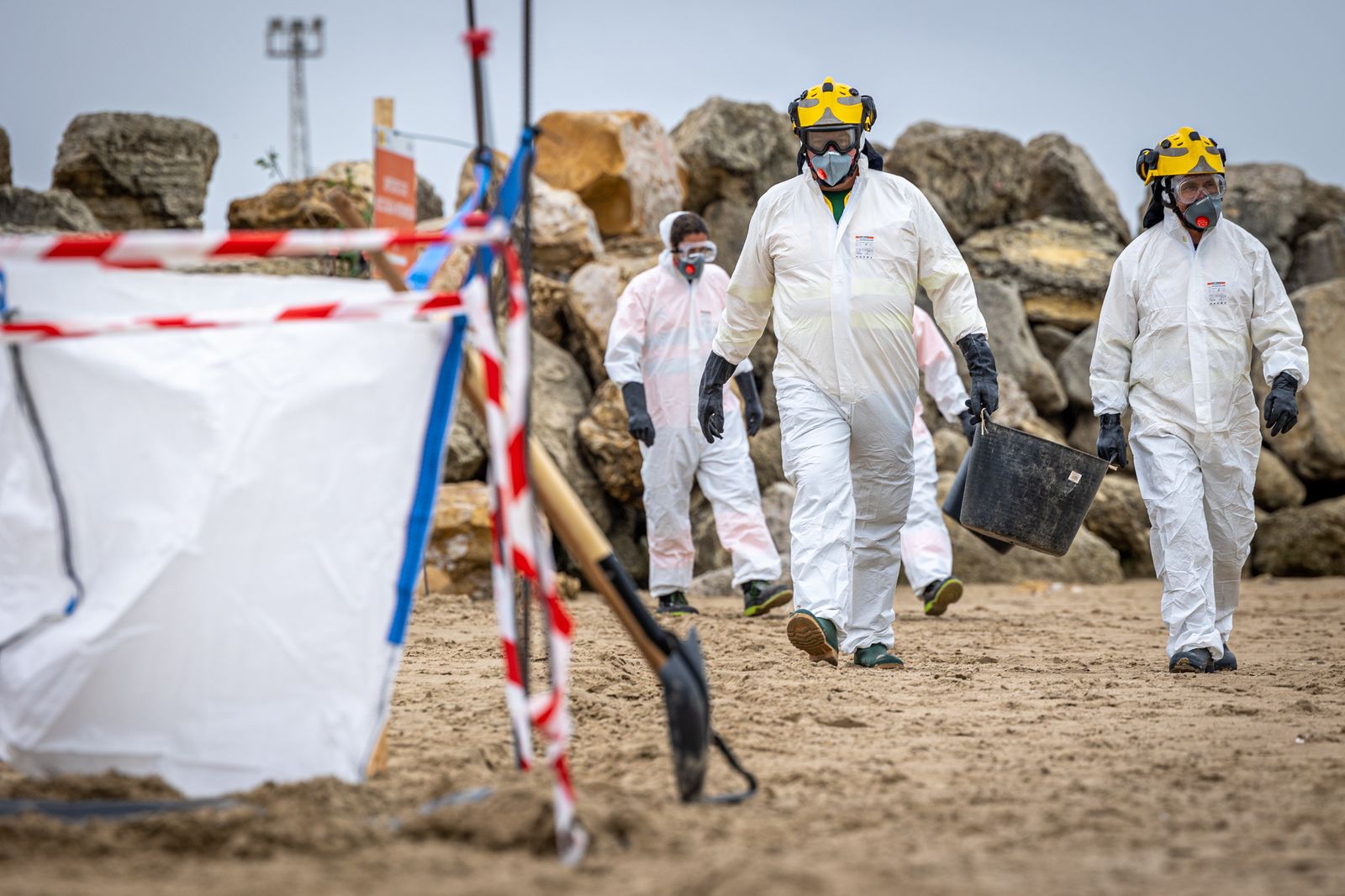 Imágenes del simulacro marítimo en en El Puerto