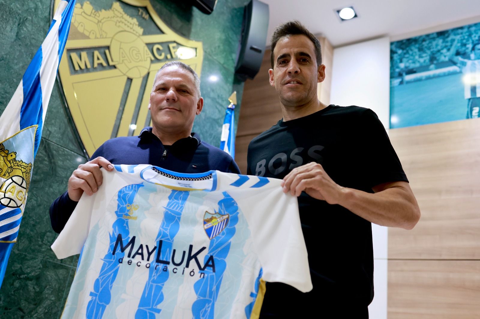 Los veteranos del Málaga CF tienen nuevo patrocinador: MayLuka Decoración