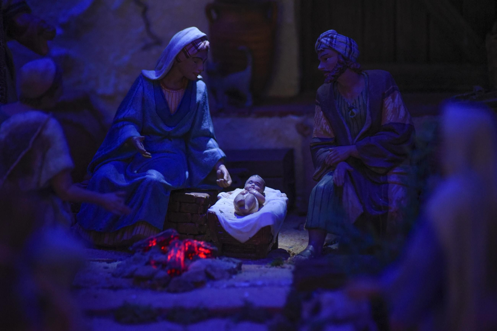 Fotos del belén del Museo Cruz Herrera en La Línea