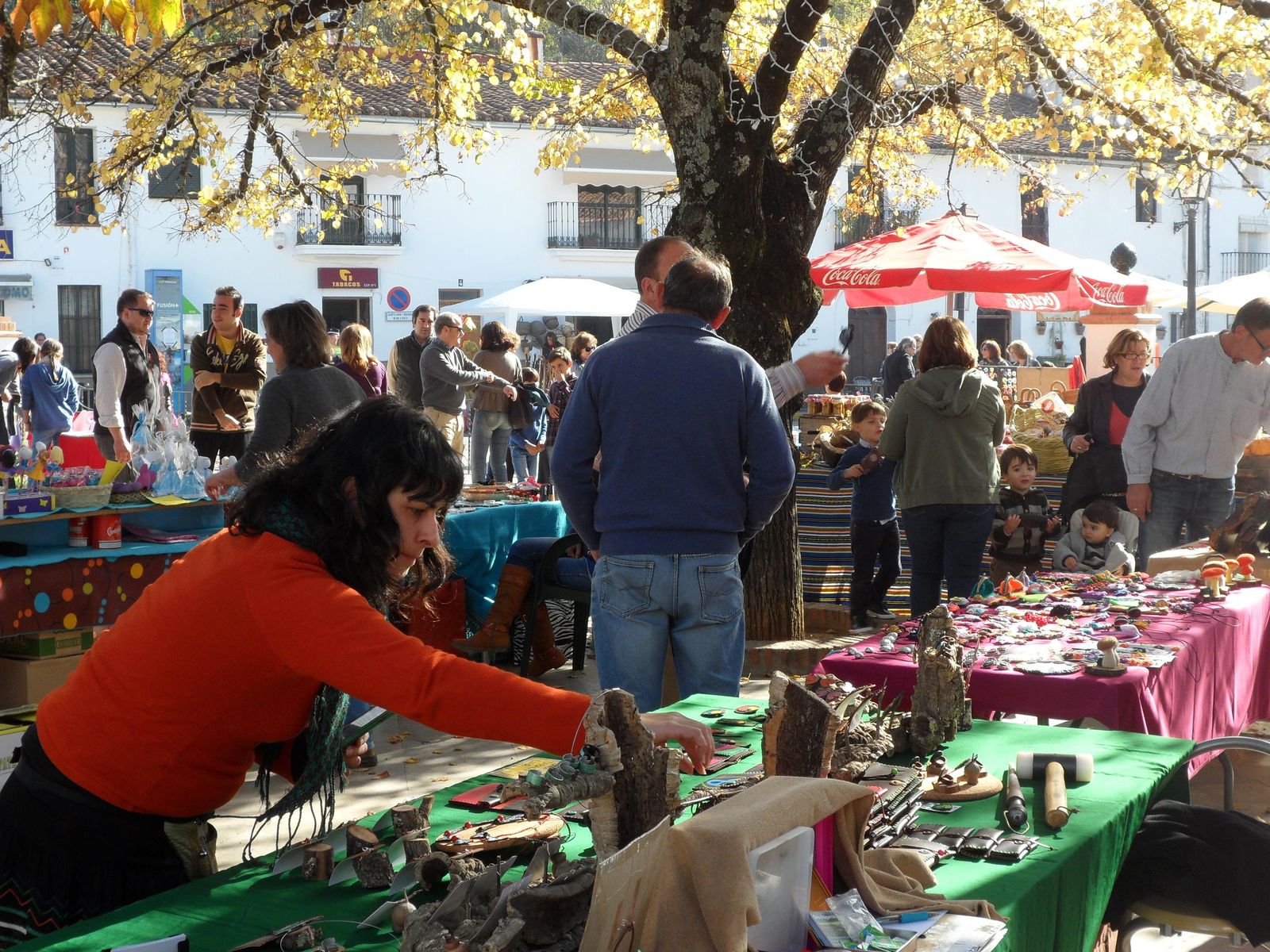 Imagen de archivo de una edición anterior de la Feria de la Castaña.