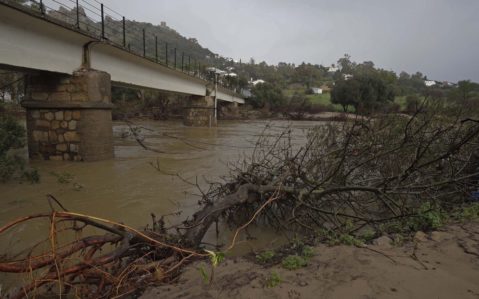 Fotos de los desperfectos provocados por las borrascas en Jimena de la Frontera